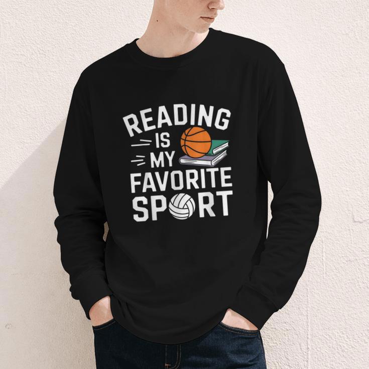 Reading Is My Favorite Sport Reading Book Lover Reader Youth Long Sleeve Tee Reading Is My Favorite Sport Reading Book Lover Reader Youth Long Sleeve Tee
