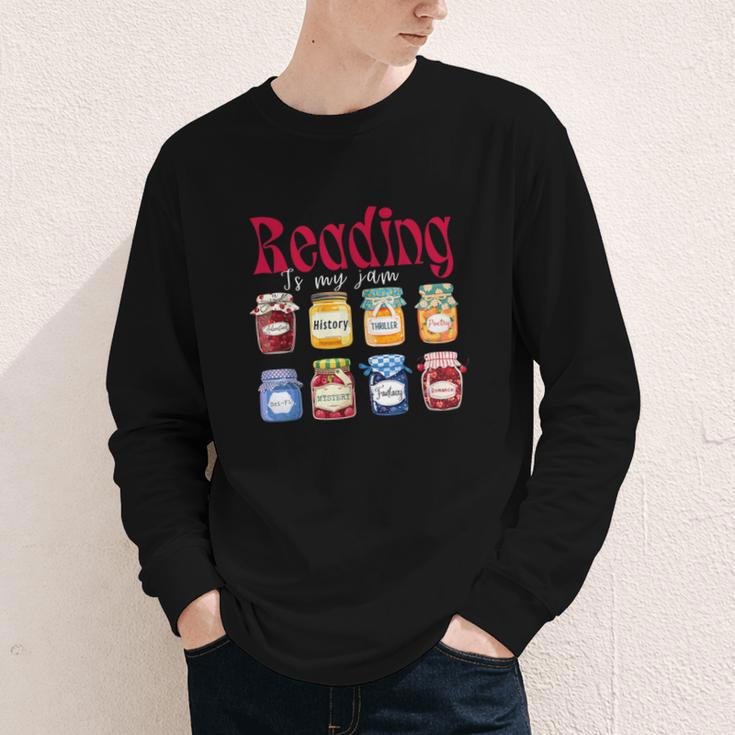 Reading Is My Jam Teacher Student Book Lovers Youth Long Sleeve Tee Reading Is My Jam Teacher Student Book Lovers Youth Long Sleeve Tee