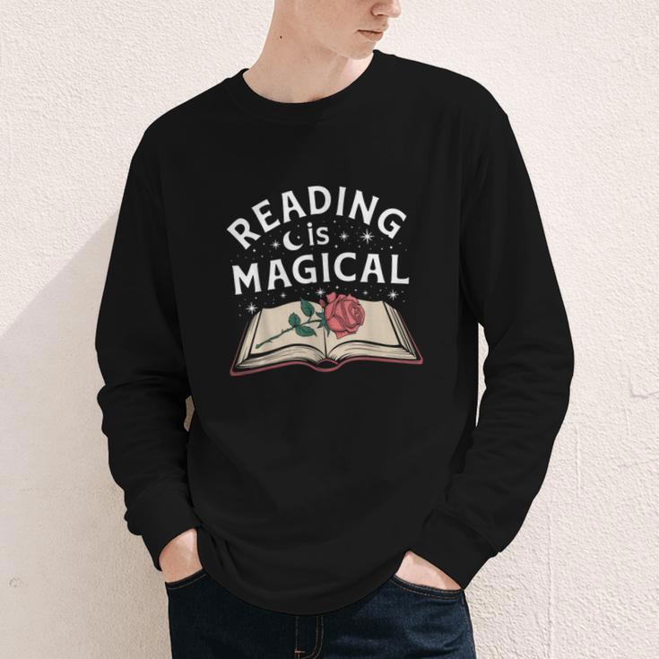 Reading Is Magical Book Lover Bookworm Librarian Library Day Youth Long Sleeve Tee Reading Is Magical Book Lover Bookworm Librarian Library Day Youth Long Sleeve Tee