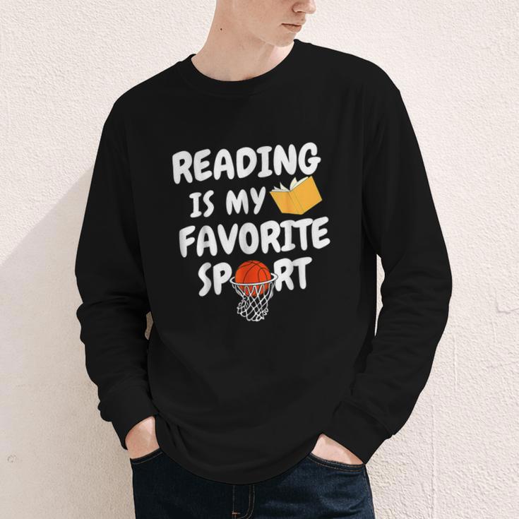 Reading Is My Tee Favorite Sport Basketball World Book Day Youth Long Sleeve Tee Reading Is My Tee Favorite Sport Basketball World Book Day Youth Long Sleeve Tee