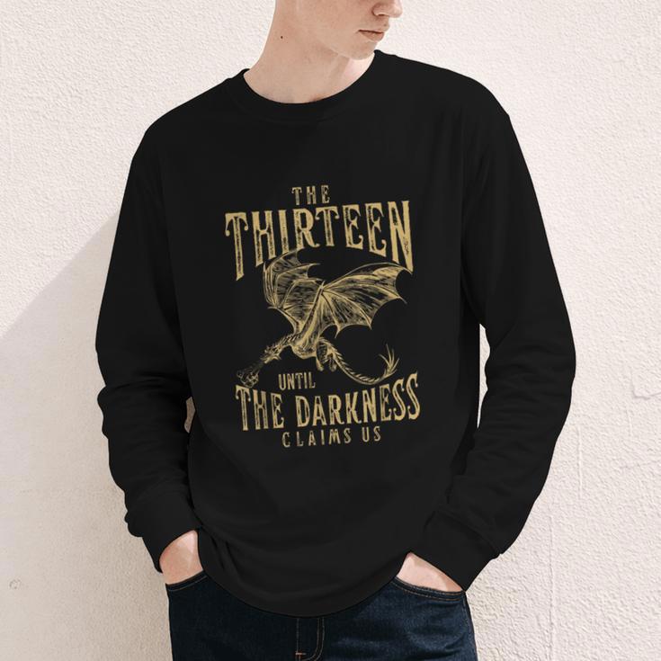 Retro Vintage The Thirteen Until The Darkness Claims Us Book Youth Long Sleeve Tee