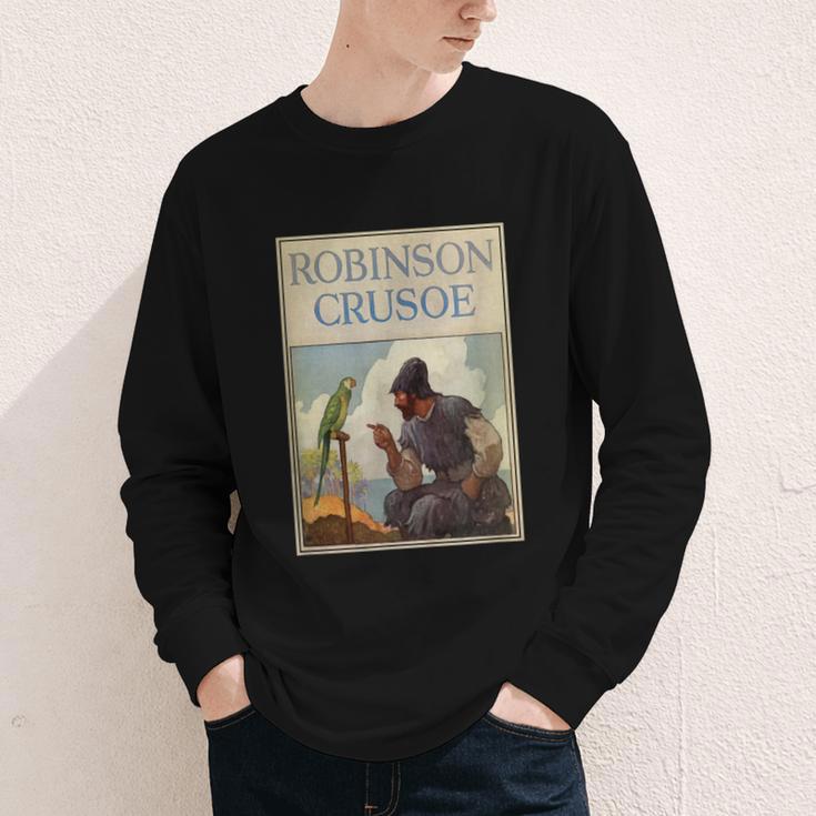 Robinson Crusoe Book Cover 1920 Youth Long Sleeve Tee