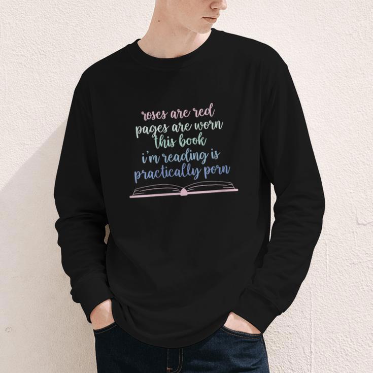 Roses Are Red Pages Are Worn This Book I'm Reading Youth Long Sleeve Tee Roses Are Red Pages Are Worn This Book I'm Reading Youth Long Sleeve Tee