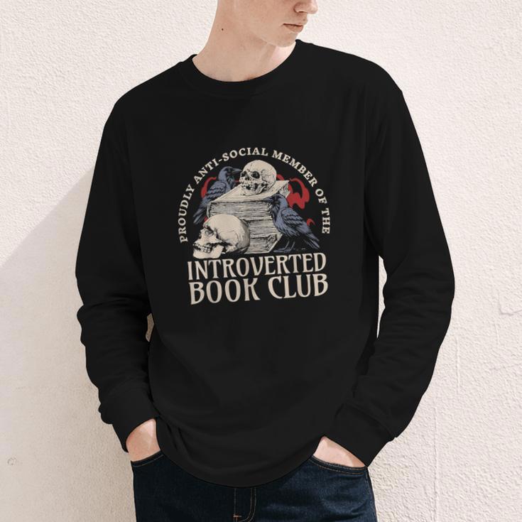 Sarcastic Proud Anti Social Member Of Introverted Book Club Youth Long Sleeve Tee Sarcastic Proud Anti Social Member Of Introverted Book Club Youth Long Sleeve Tee