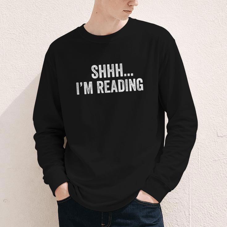 Shhh I'm Reading Book Lover Bookish Read Lover Outfit Youth Long Sleeve Tee Shhh I'm Reading Book Lover Bookish Read Lover Outfit Youth Long Sleeve Tee