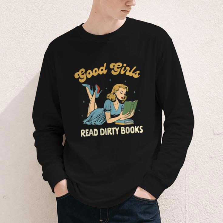 Smut Reader Book Romance Good That Girls Read Dirty Books Youth Long Sleeve Tee Smut Reader Book Romance Good That Girls Read Dirty Books Youth Long Sleeve Tee