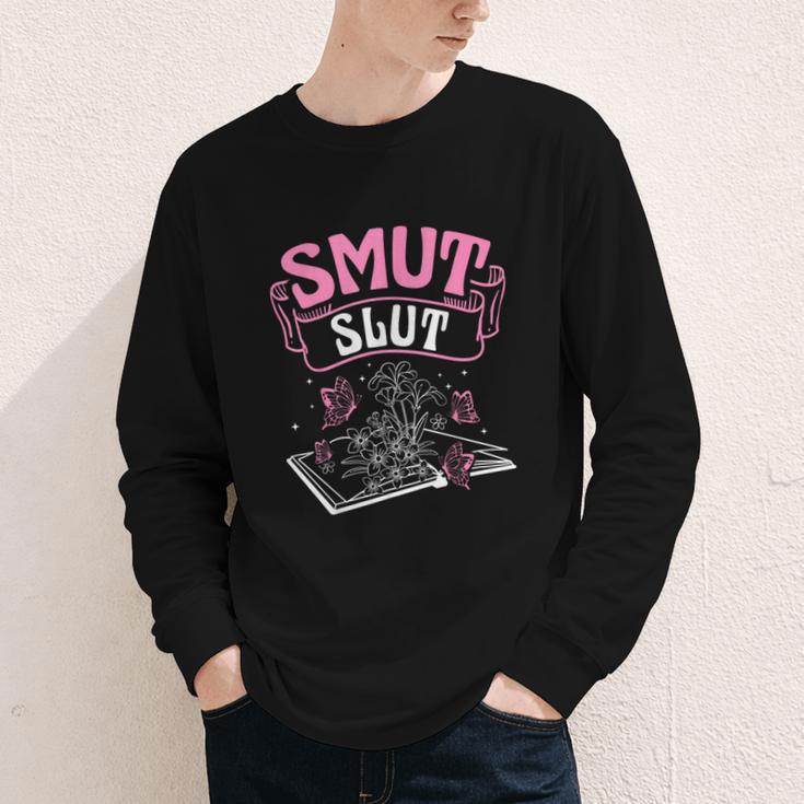 SMUT Slut Provocative Literature Book Club Book Reading Youth Long Sleeve Tee