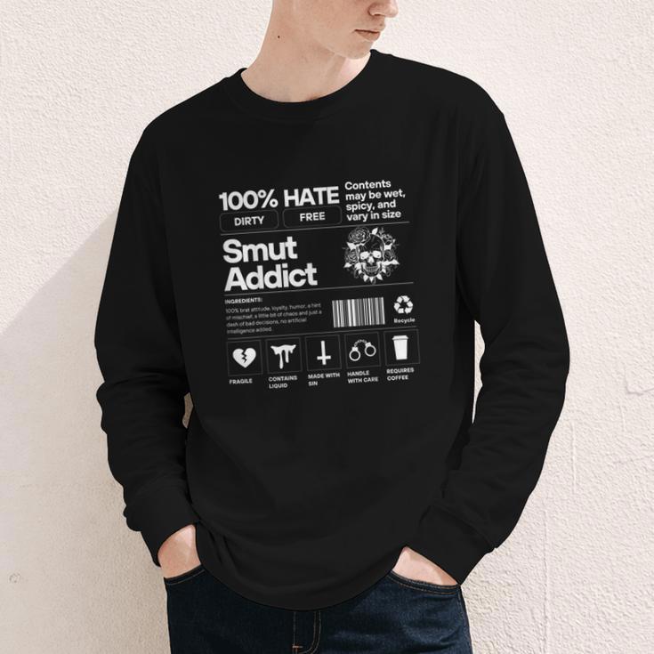 Smutty Book Addict Romance Book Lover Smut Addict Ingredient Youth Long Sleeve Tee Smutty Book Addict Romance Book Lover Smut Addict Ingredient Youth Long Sleeve Tee