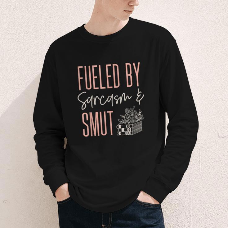 Smutty Book Lover Women Fueled By Sarcasm And Smut Spicy Youth Long Sleeve Tee Smutty Book Lover Women Fueled By Sarcasm And Smut Spicy Youth Long Sleeve Tee