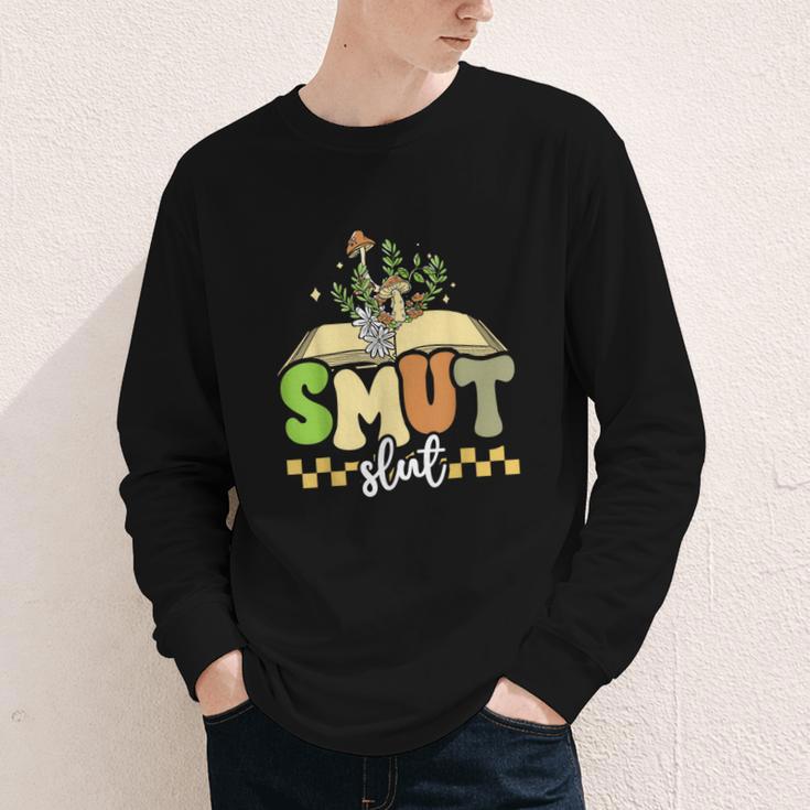 Spicy Book Lover Smut Slut Romance Reading Librarian Youth Long Sleeve Tee