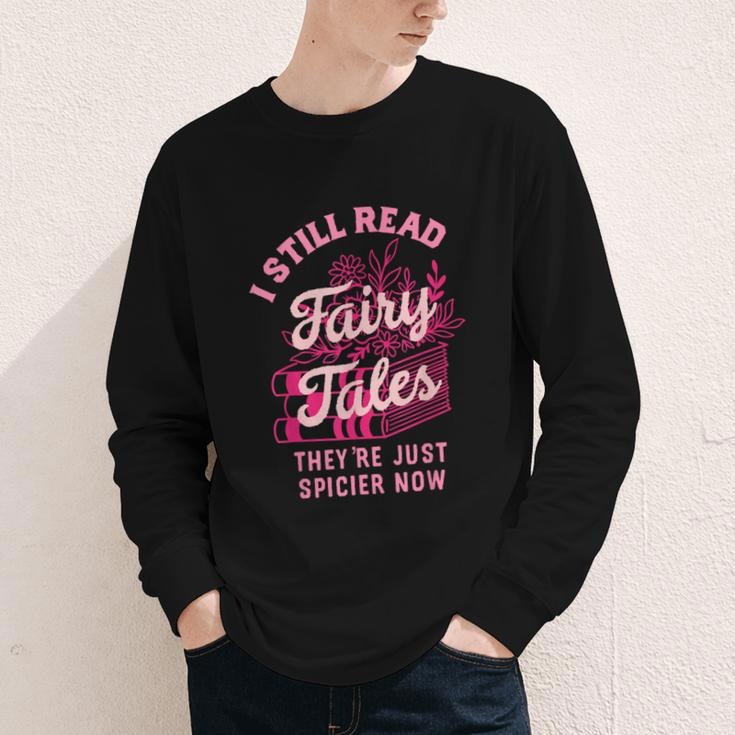 Spicy Book Lover For Women Who Love To Read Romance Fantasy Youth Long Sleeve Tee
