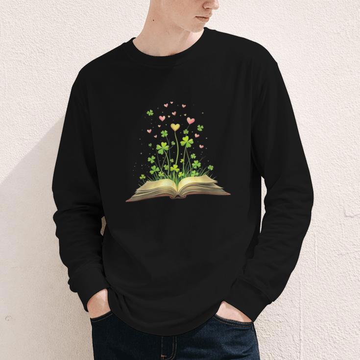 St Patricks Day Book Lover Librarian Core Shamrock Author Youth Long Sleeve Tee St Patricks Day Book Lover Librarian Core Shamrock Author Youth Long Sleeve Tee