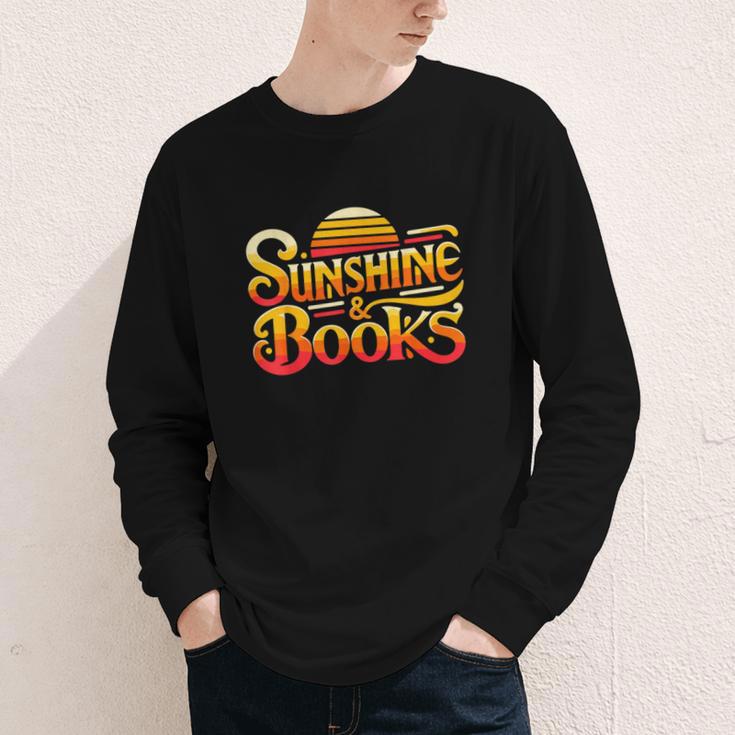 Sunshine & Books For Bookworm Summer Reading Youth Long Sleeve Tee Sunshine & Books For Bookworm Summer Reading Youth Long Sleeve Tee