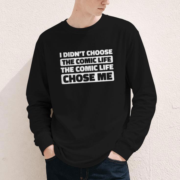 Superheroes Art Graphic Novels Comic Books Youth Long Sleeve Tee