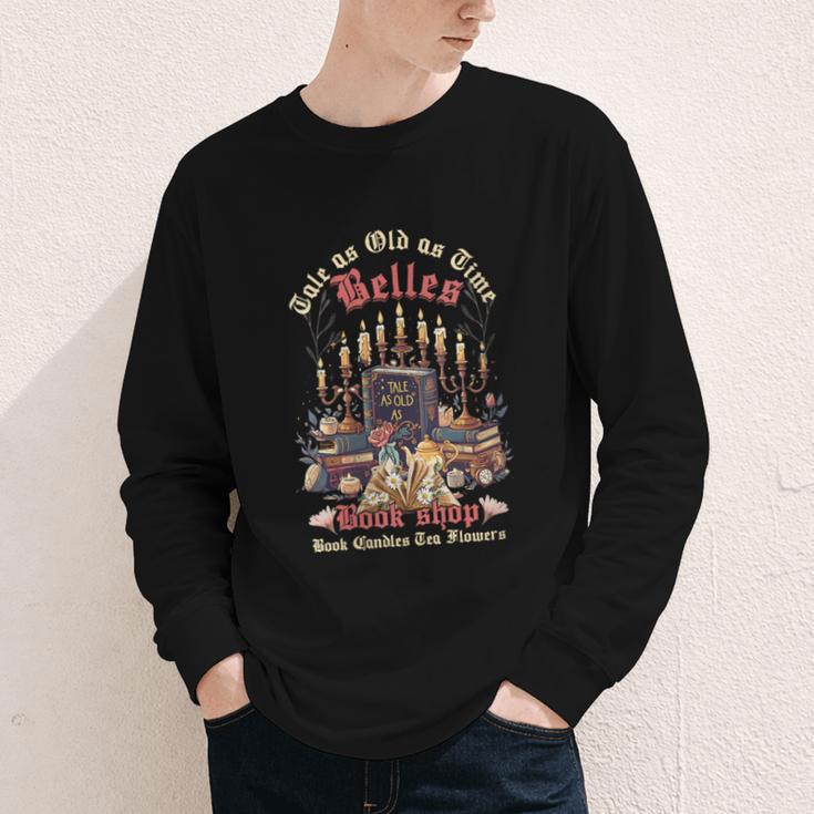 Tale As Old As Time Belles Book Shop Book Candles Tea Flower Youth Long Sleeve Tee Tale As Old As Time Belles Book Shop Book Candles Tea Flower Youth Long Sleeve Tee