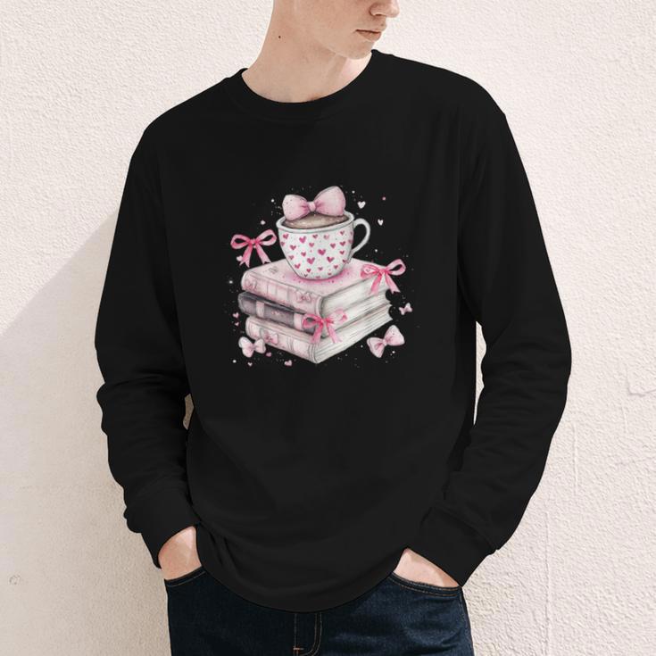 Teacher Valentine's Day All Booked For Valentines Reading Youth Long Sleeve Tee