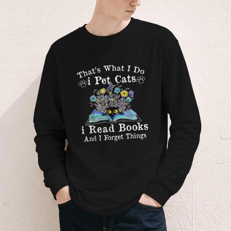 That’s What I Do Pet Cats Read Books Forget Things Flower Youth Long Sleeve Tee That’s What I Do Pet Cats Read Books Forget Things Flower Youth Long Sleeve Tee