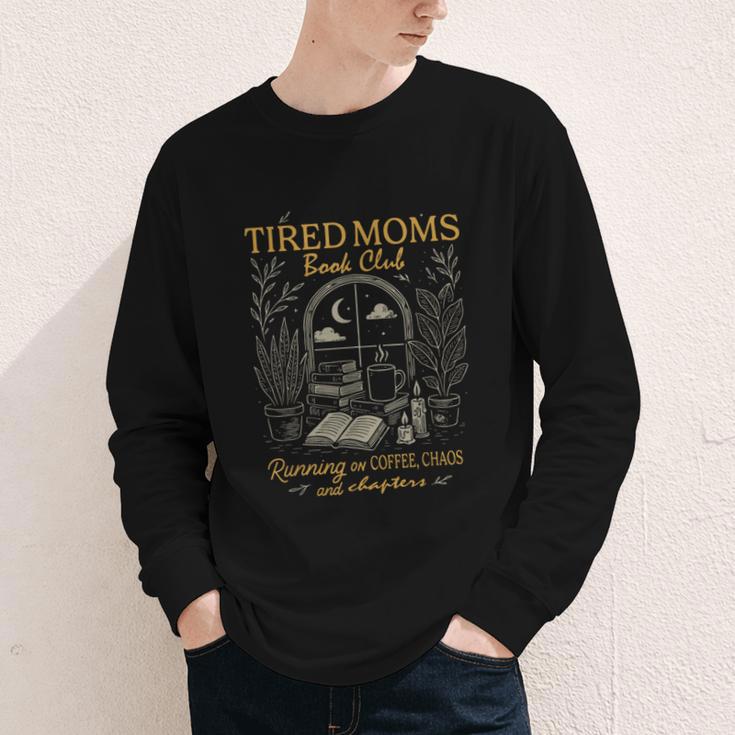 Tired Mom Book Club Running On Coffee Chaos And Chapters Youth Long Sleeve Tee Tired Mom Book Club Running On Coffee Chaos And Chapters Youth Long Sleeve Tee