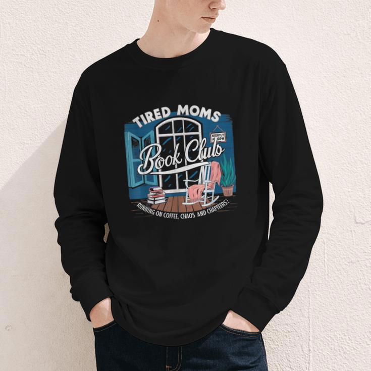 Tired Moms Book Club Coffee Chaos And Chapters Graphic Youth Long Sleeve Tee Tired Moms Book Club Coffee Chaos And Chapters Graphic Youth Long Sleeve Tee