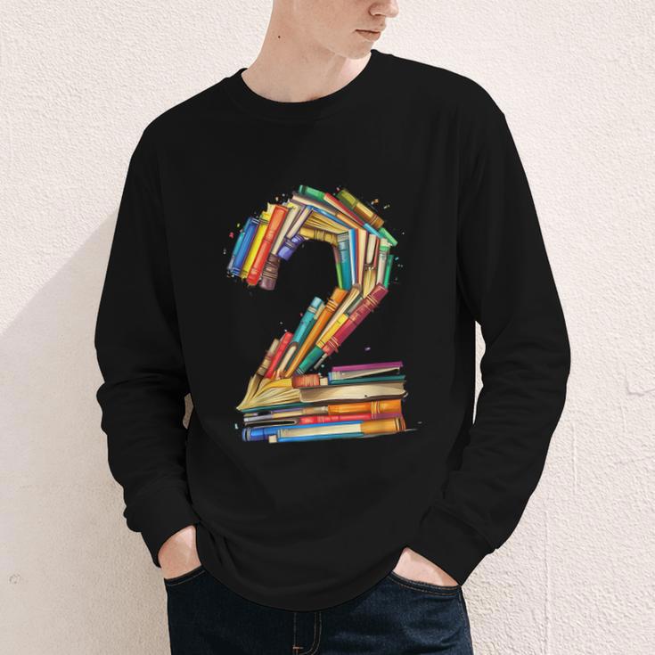 Toddler 2nd Birthday Books Themed 2 Year Old Boys Kids Girls Youth Long Sleeve Tee Toddler 2nd Birthday Books Themed 2 Year Old Boys Kids Girls Youth Long Sleeve Tee