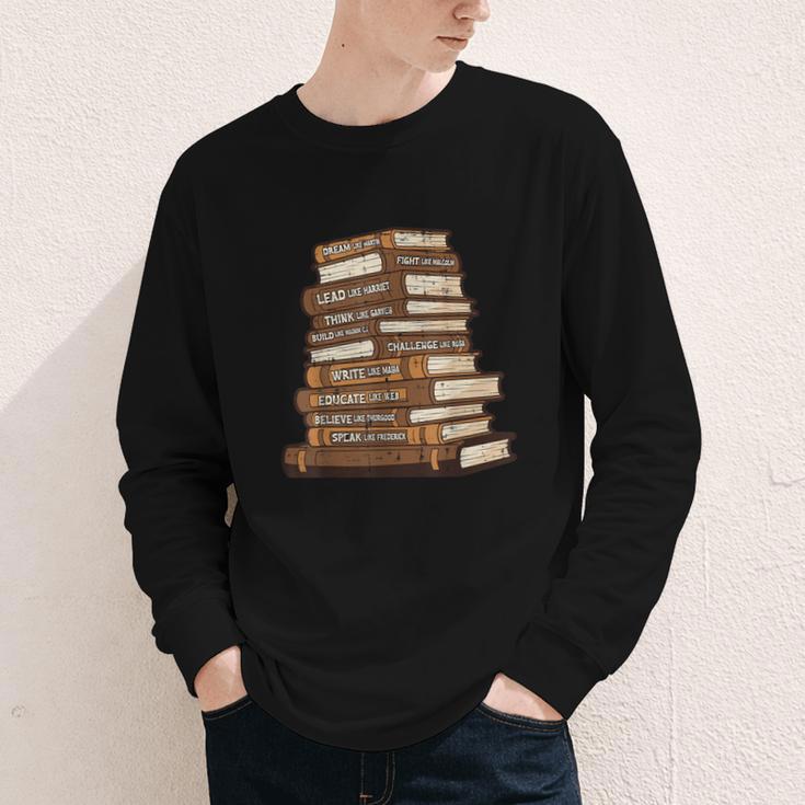 History Books Dream Like Martin African Women Men Kids Youth Long Sleeve Tee History Books Dream Like Martin African Women Men Kids Youth Long Sleeve Tee