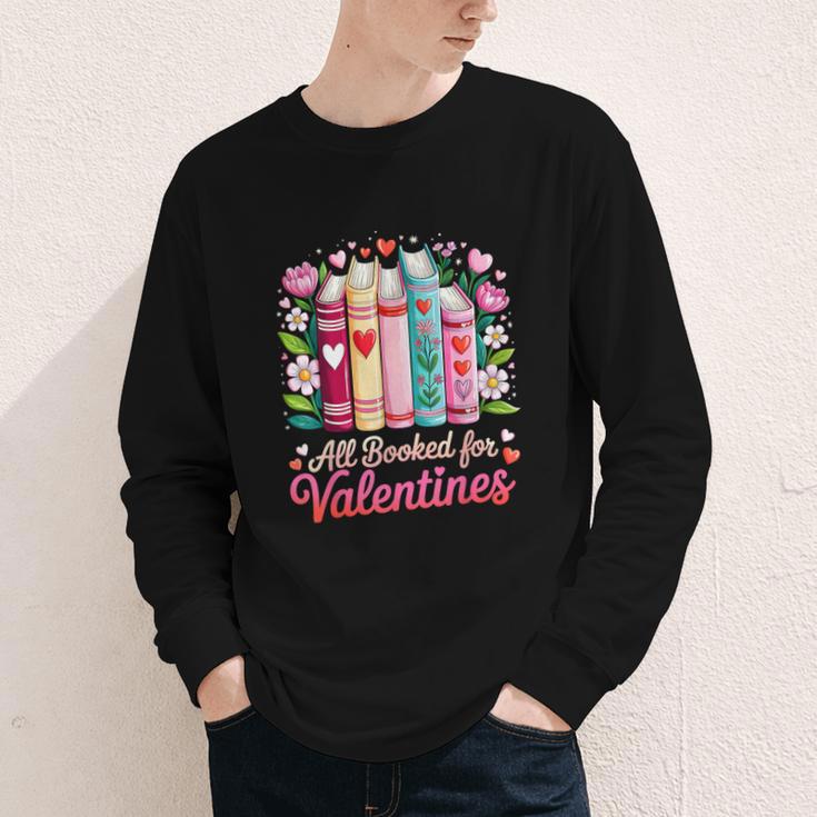 Valentine All Booked For Valentine Book Lovers Teacher Kid Youth Long Sleeve Tee Valentine All Booked For Valentine Book Lovers Teacher Kid Youth Long Sleeve Tee