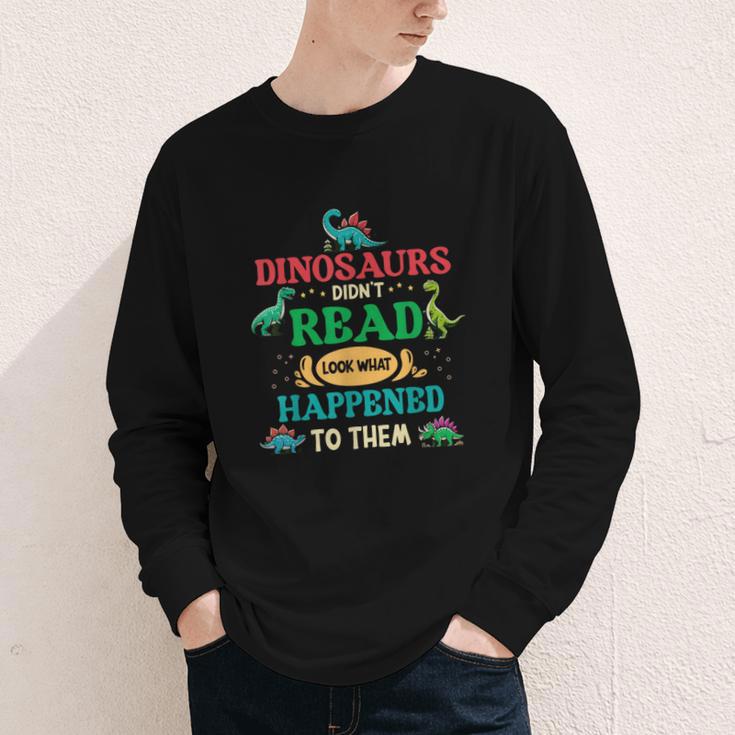 Vintage Librarian Book Reader Library Book Reading Youth Long Sleeve Tee