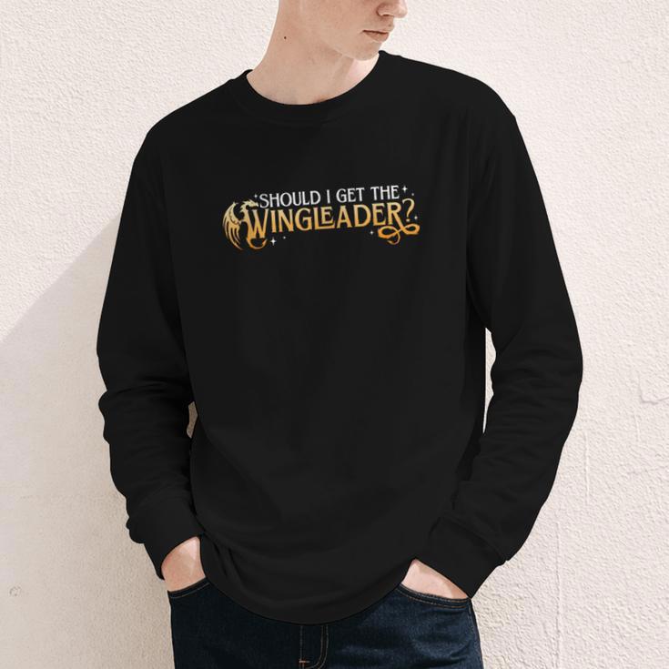 Should I Get The Wingleader Dragon Lover Book Lover Youth Long Sleeve Tee Should I Get The Wingleader Dragon Lover Book Lover Youth Long Sleeve Tee