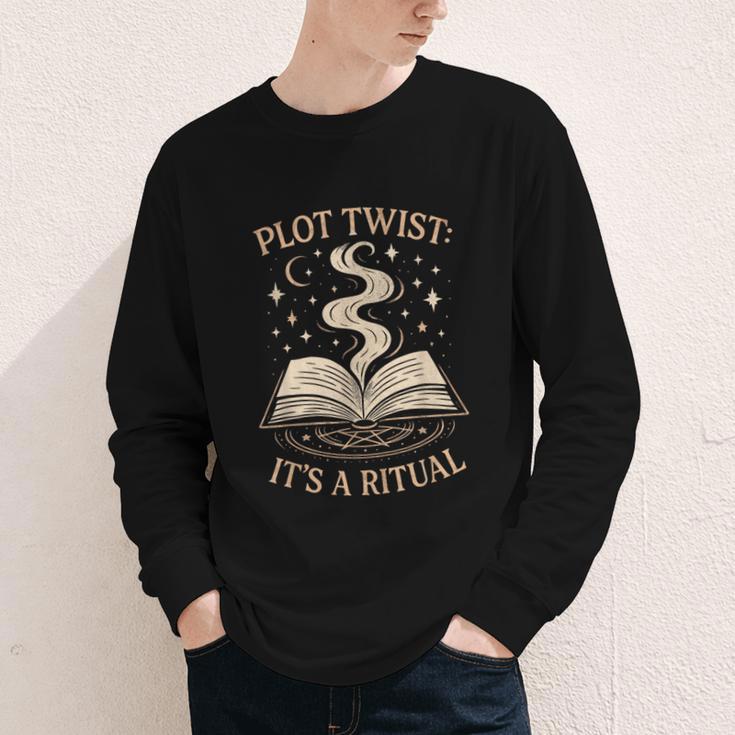 Witchy Book Club Pagan Reader Occult Fiction Coven Ritual Youth Long Sleeve Tee Witchy Book Club Pagan Reader Occult Fiction Coven Ritual Youth Long Sleeve Tee