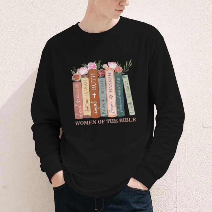 Women Of The Bible Christian Books Full Color Youth Long Sleeve Tee Women Of The Bible Christian Books Full Color Youth Long Sleeve Tee