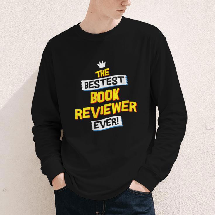 Women's Best Book Reviewer Critic Job Occupation Youth Long Sleeve Tee Women's Best Book Reviewer Critic Job Occupation Youth Long Sleeve Tee