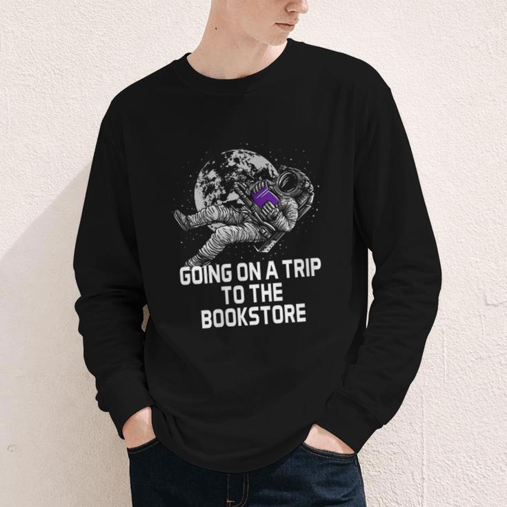 Women's Going On a Trip To The Bookstore Bookworm Humor Youth Long Sleeve Tee