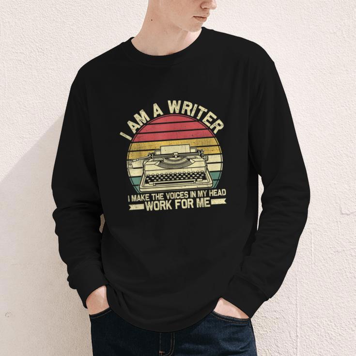 Writer Shirt Men Women Author Book Novelist Poet Youth Long Sleeve Tee