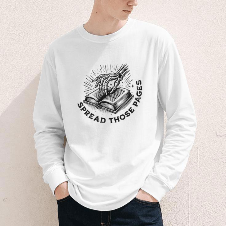 2 SIDES I Look Better Bent Over A Book Saying Quote Youth Long Sleeve Tee