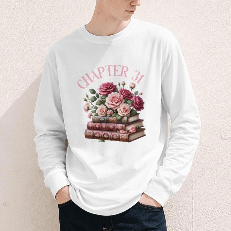 31st Birthday Chapter 31 Birthday Shirt Women Book Lover Youth Long Sleeve Tee