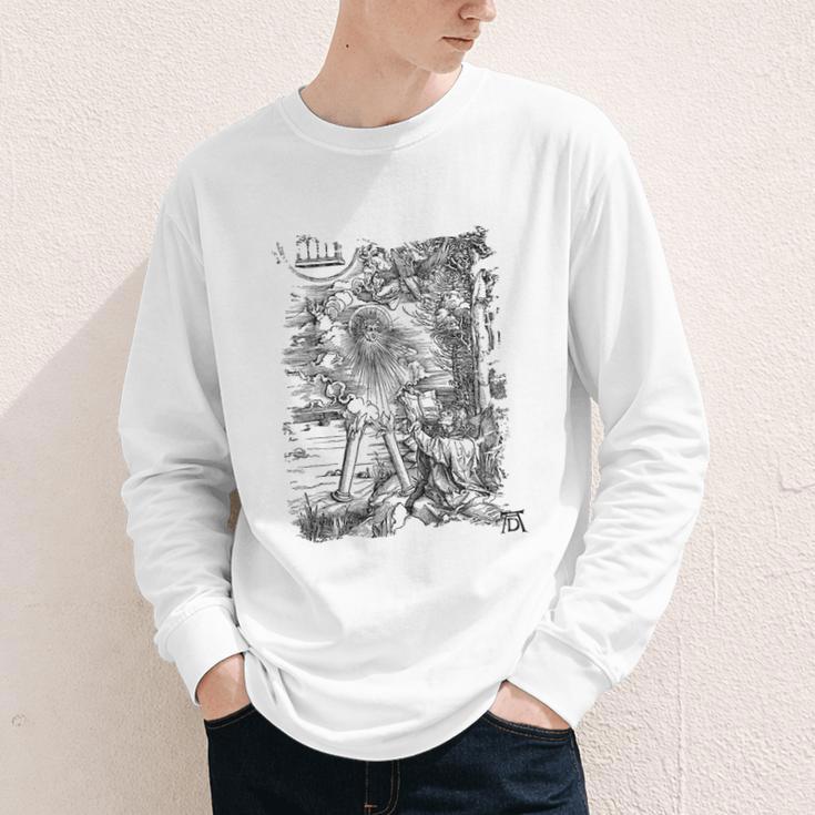 Apocalypse St John Devours The Book 1498 DüRer Angels Youth Long Sleeve Tee