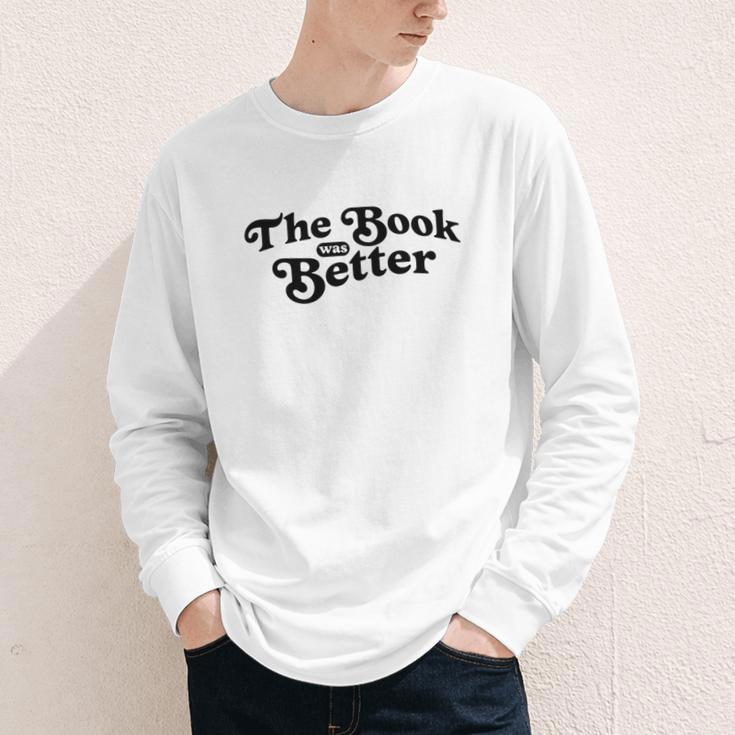 The Book Was Better Book Lover Reading Premium Tri-Blend Youth Long Sleeve Tee