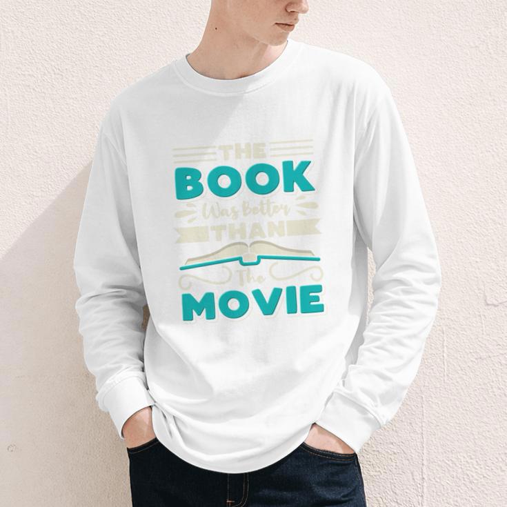 The Book Was Better Than The Movie Literary Library Bookworm Premium Tri-Blend Youth Long Sleeve Tee The Book Was Better Than The Movie Literary Library Bookworm Premium Tri-Blend Youth Long Sleeve Tee