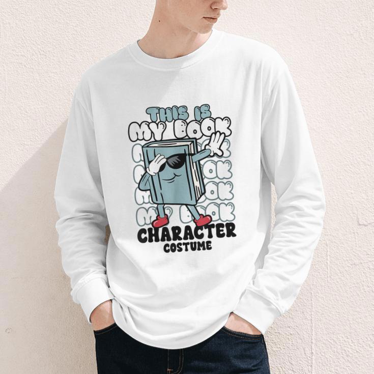 This Is My Book Character Costume Reading Book Lover Youth Long Sleeve Tee This Is My Book Character Costume Reading Book Lover Youth Long Sleeve Tee