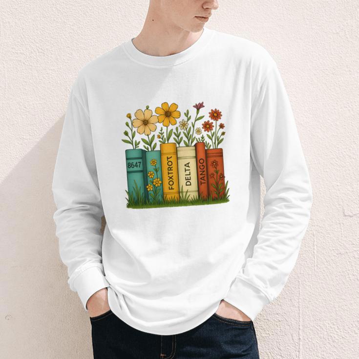 Book Flower 8647 Foxtrots Deltas Tangos Youth Long Sleeve Tee Book Flower 8647 Foxtrots Deltas Tangos Youth Long Sleeve Tee