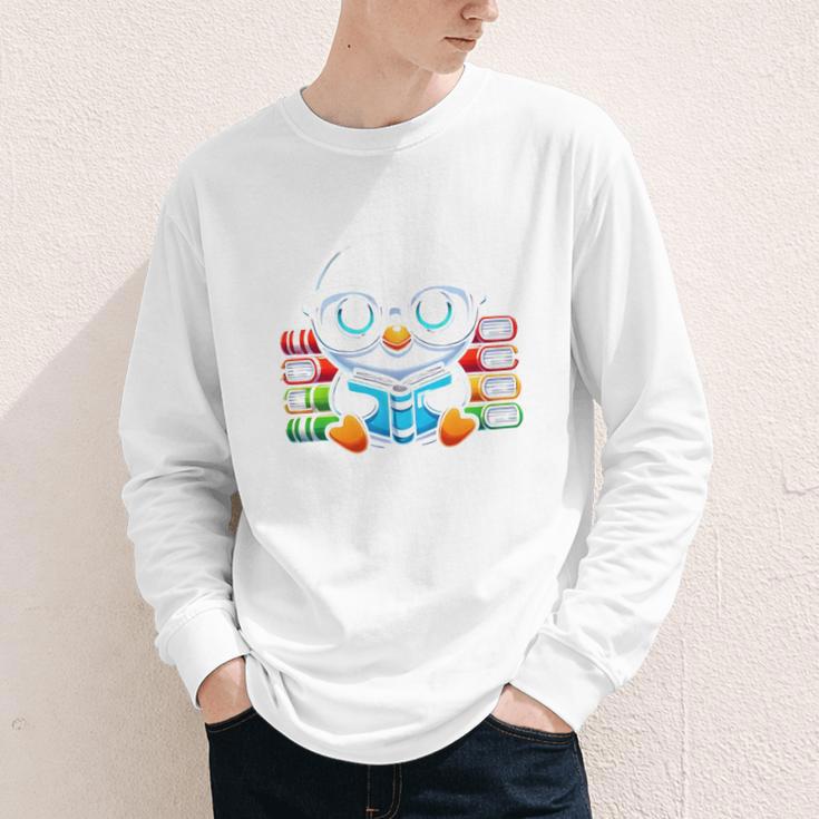 Book Lover Reading Penguin Youth Long Sleeve Tee