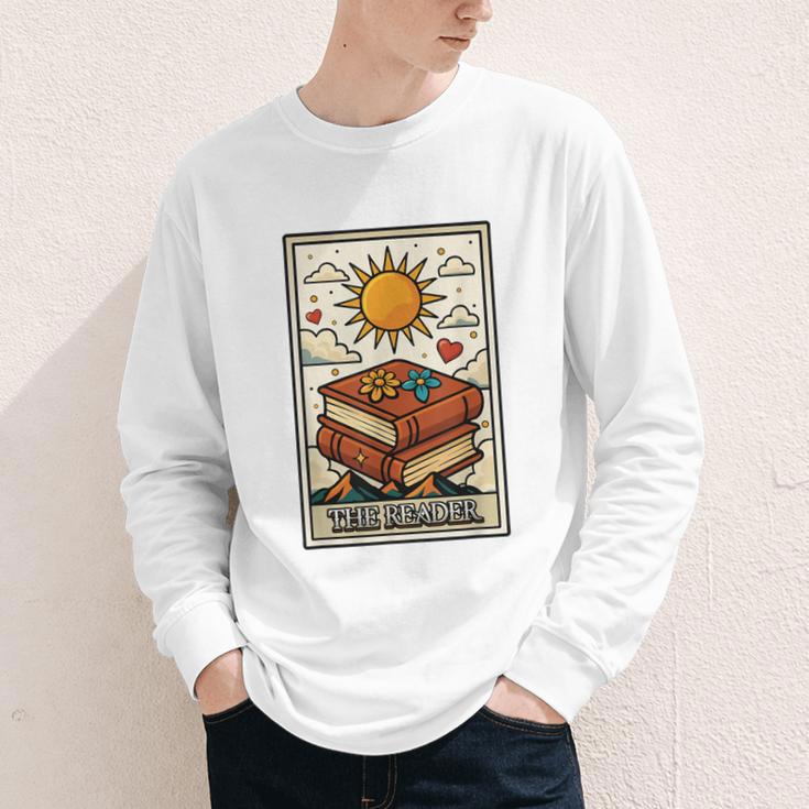 Book Reading Tarot Card The Reader Youth Long Sleeve Tee