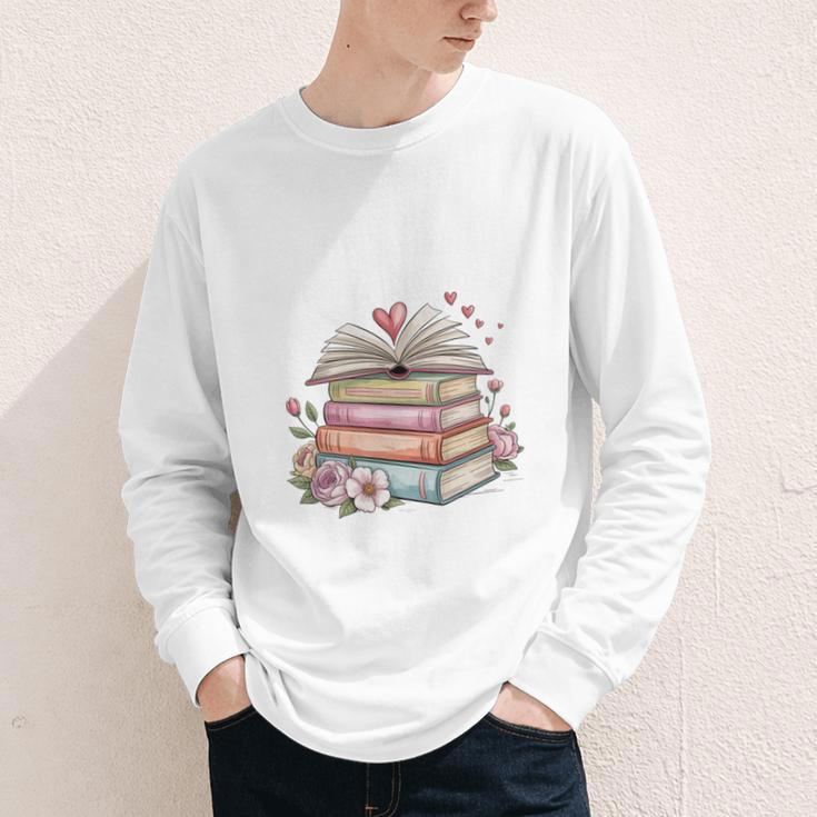 All Booked For Valentines Book Lover Romance Youth Long Sleeve Tee