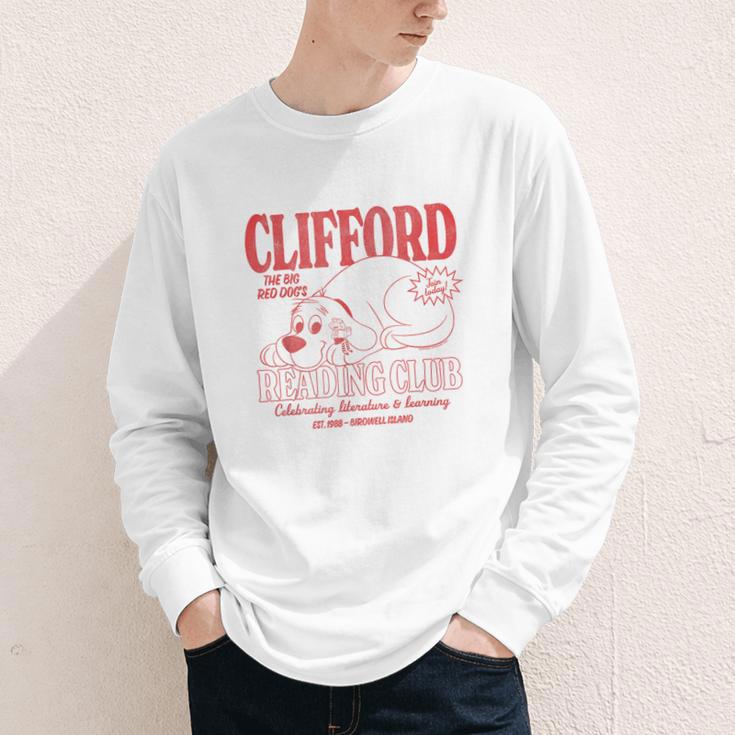 Clifford The Big Red Dog Reading Club Est 1988 Kids Books Youth Long Sleeve Tee Clifford The Big Red Dog Reading Club Est 1988 Kids Books Youth Long Sleeve Tee