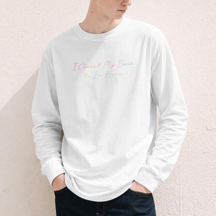 I Closed My Book To Be Here Tie Dye Book Lovers Librarian Youth Long Sleeve Tee I Closed My Book To Be Here Tie Dye Book Lovers Librarian Youth Long Sleeve Tee