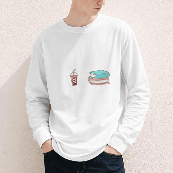 Coffee And Books Youth Long Sleeve Tee
