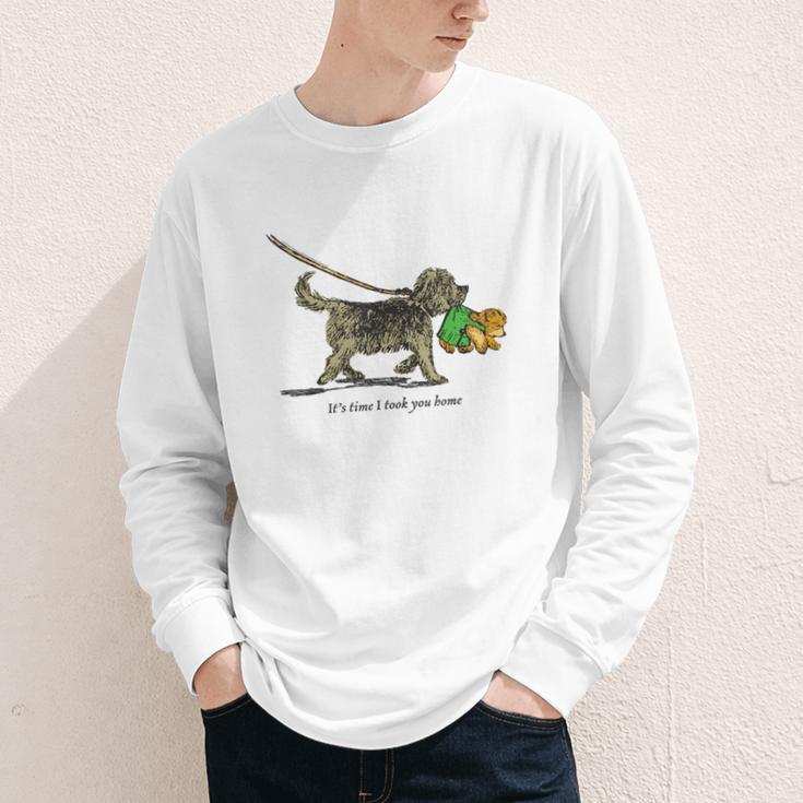 Corduroy Time I Took You Home Teddy Bear Children's Book Youth Long Sleeve Tee