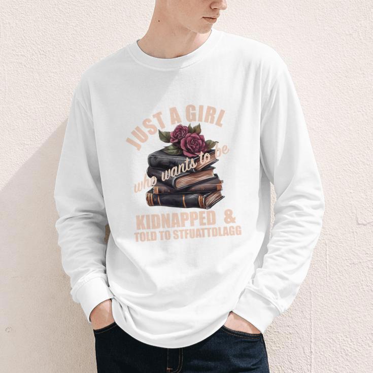 Dark Romance Women Told To STFUATTDLAGG Smutt Book Merch Premium Youth Long Sleeve Tee Dark Romance Women Told To STFUATTDLAGG Smutt Book Merch Premium Youth Long Sleeve Tee