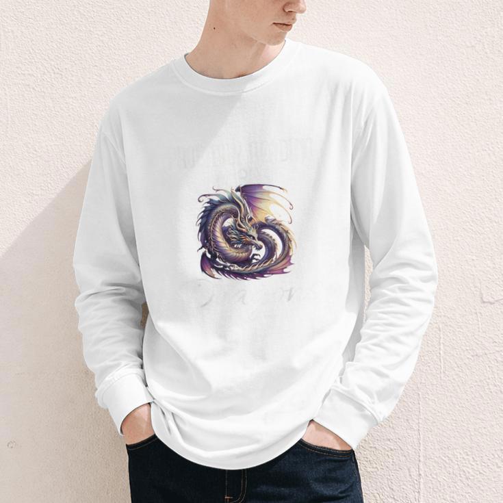 Dragon Fantasy Book Lover And Apparel Probably Reading About Dragons Youth Long Sleeve Tee