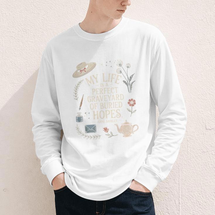 Dramatic Book Lover Quote Youth Long Sleeve Tee